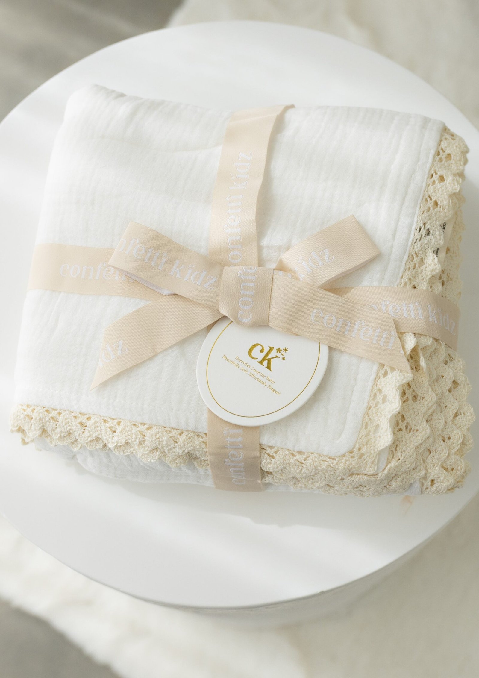 Classic Muslin Blanket | White
