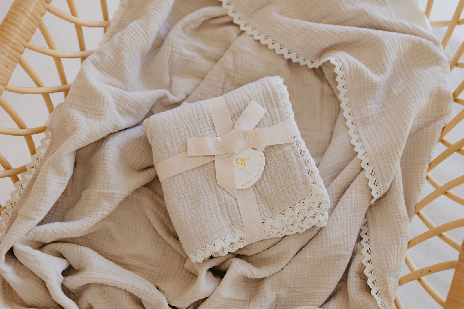 Heritage Knit Blanket | Biscotti