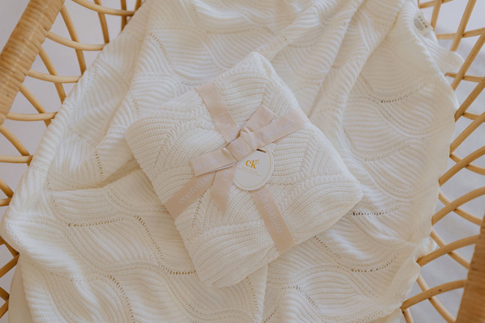 Keepsake Knit Blanket | Milk
