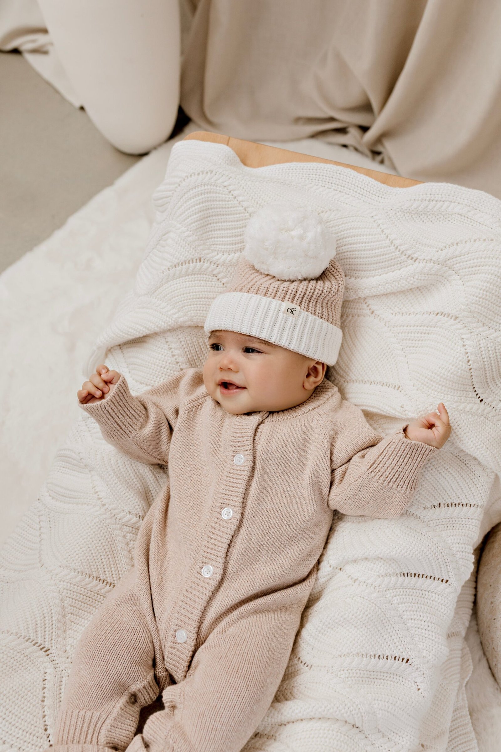 Classic Knit Romper | Biscotti