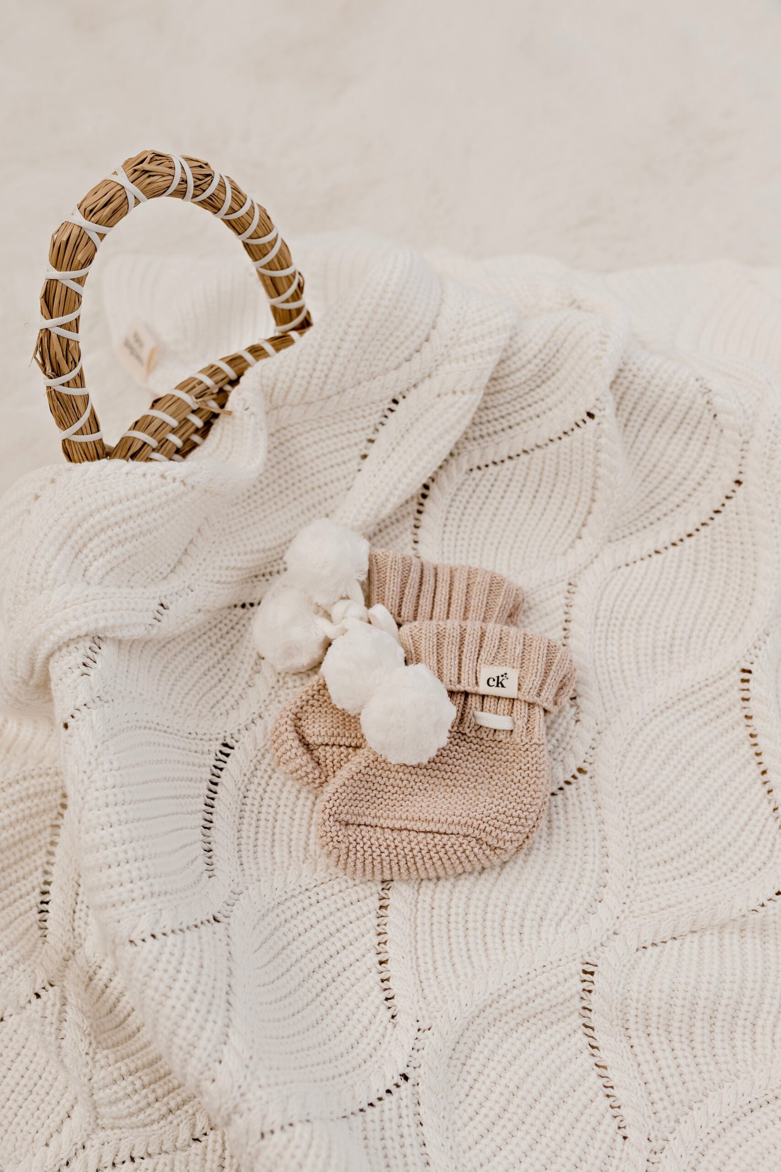 Keepsake Knit Blanket | Milk