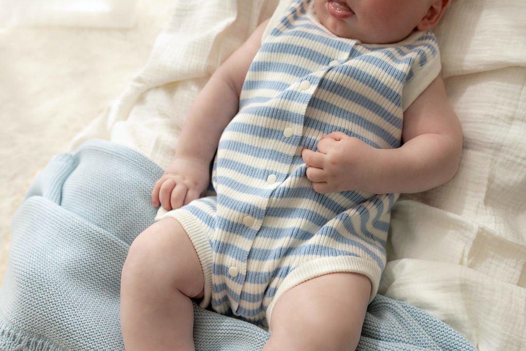 Breezy Knit Romper | Seaside