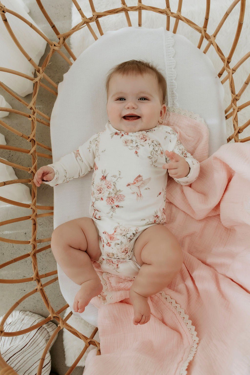 Rose Garden - Long Sleeve Bodysuit