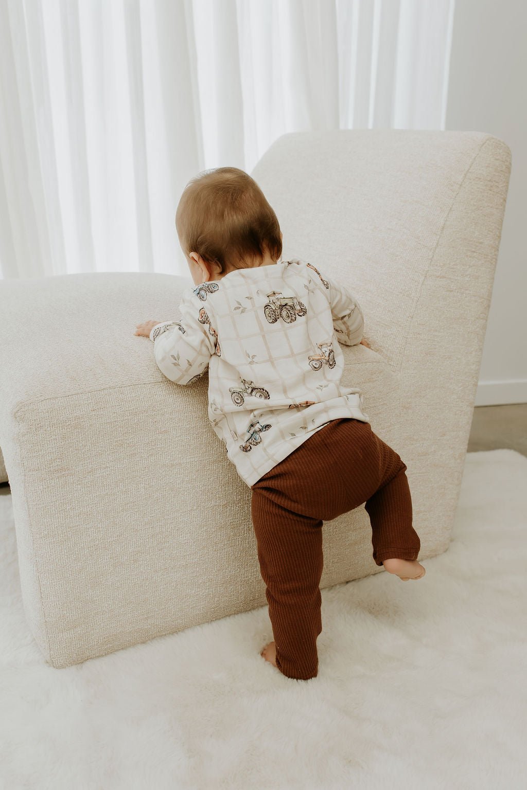 *Size 0-3 + 4Y left* Little Farmer - L/S Top