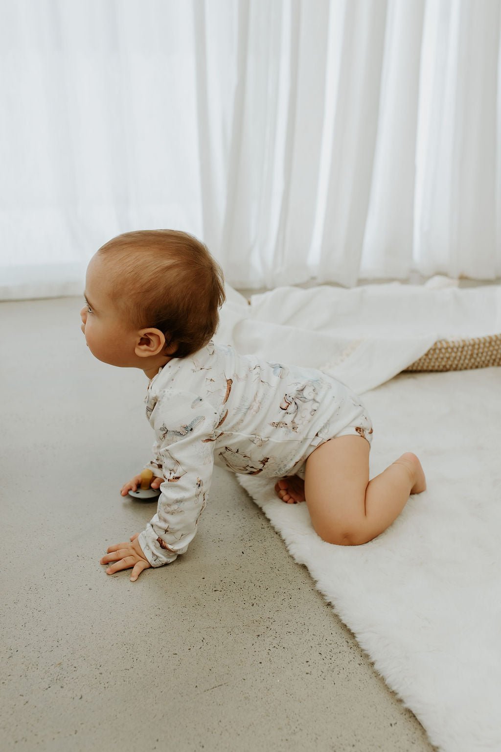 *Size 6-12M + 1Y left* Magic Ocean - L/S Bodysuit