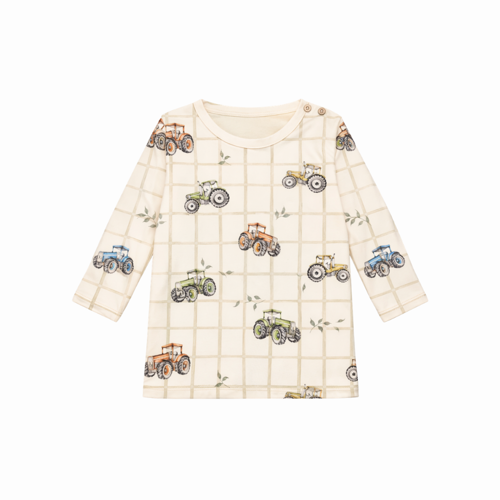 *Size 0-3 + 4Y left* Little Farmer - L/S Top