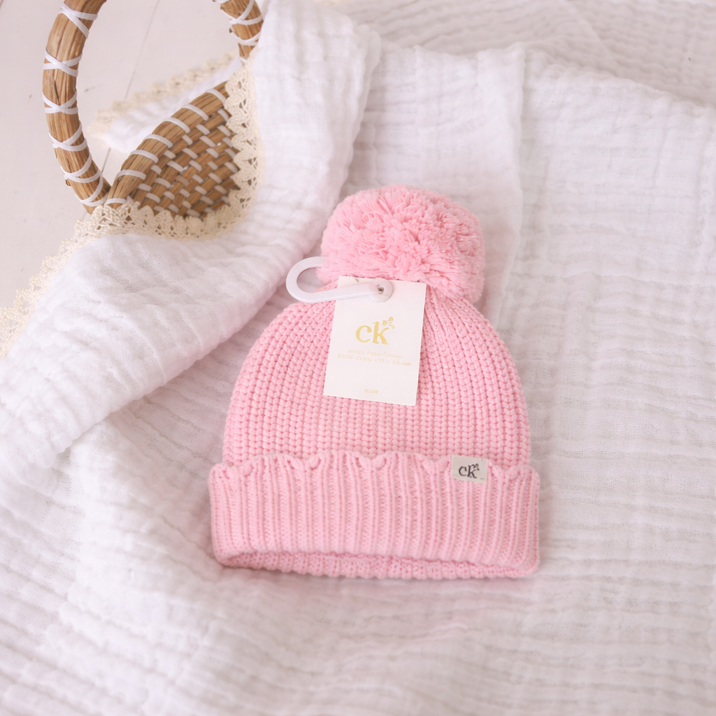 Pink Pointelle Keepsake Set