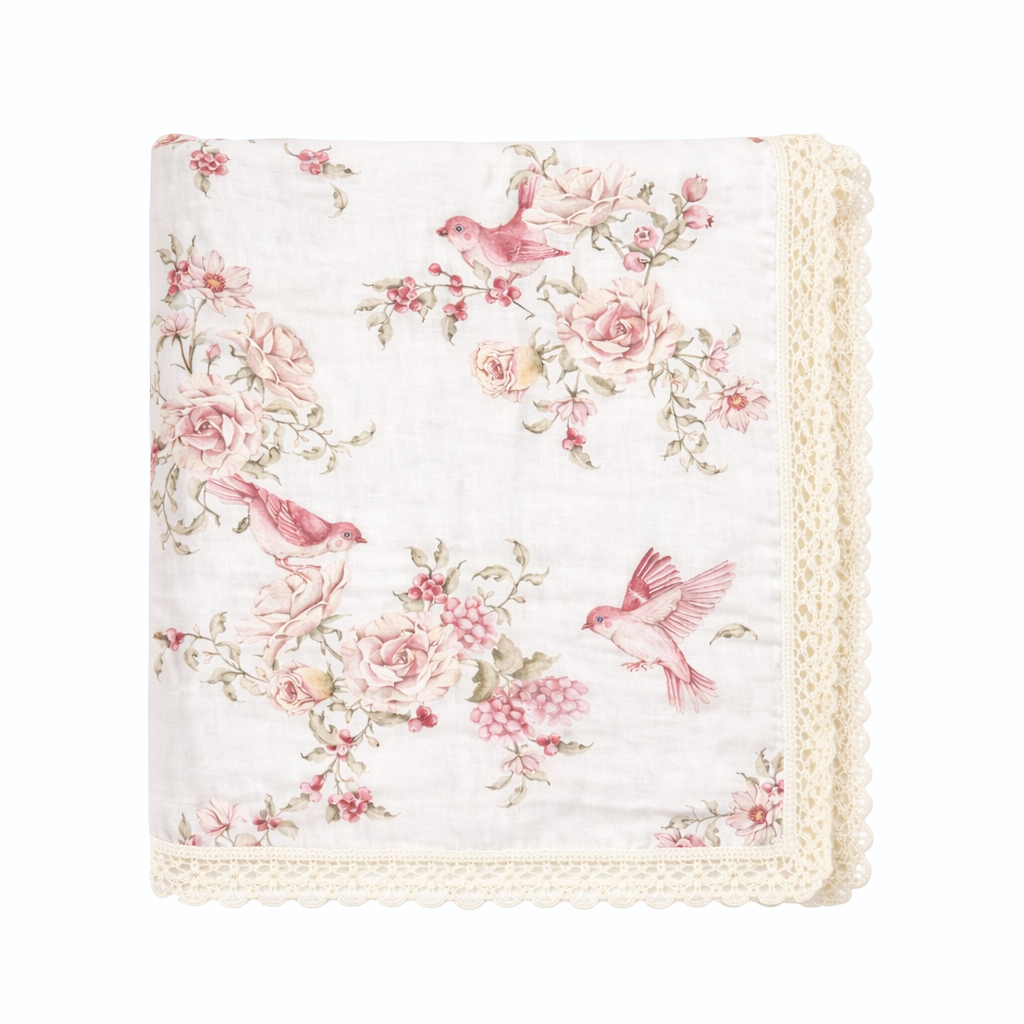 Rose Garden | Muslin Blanket