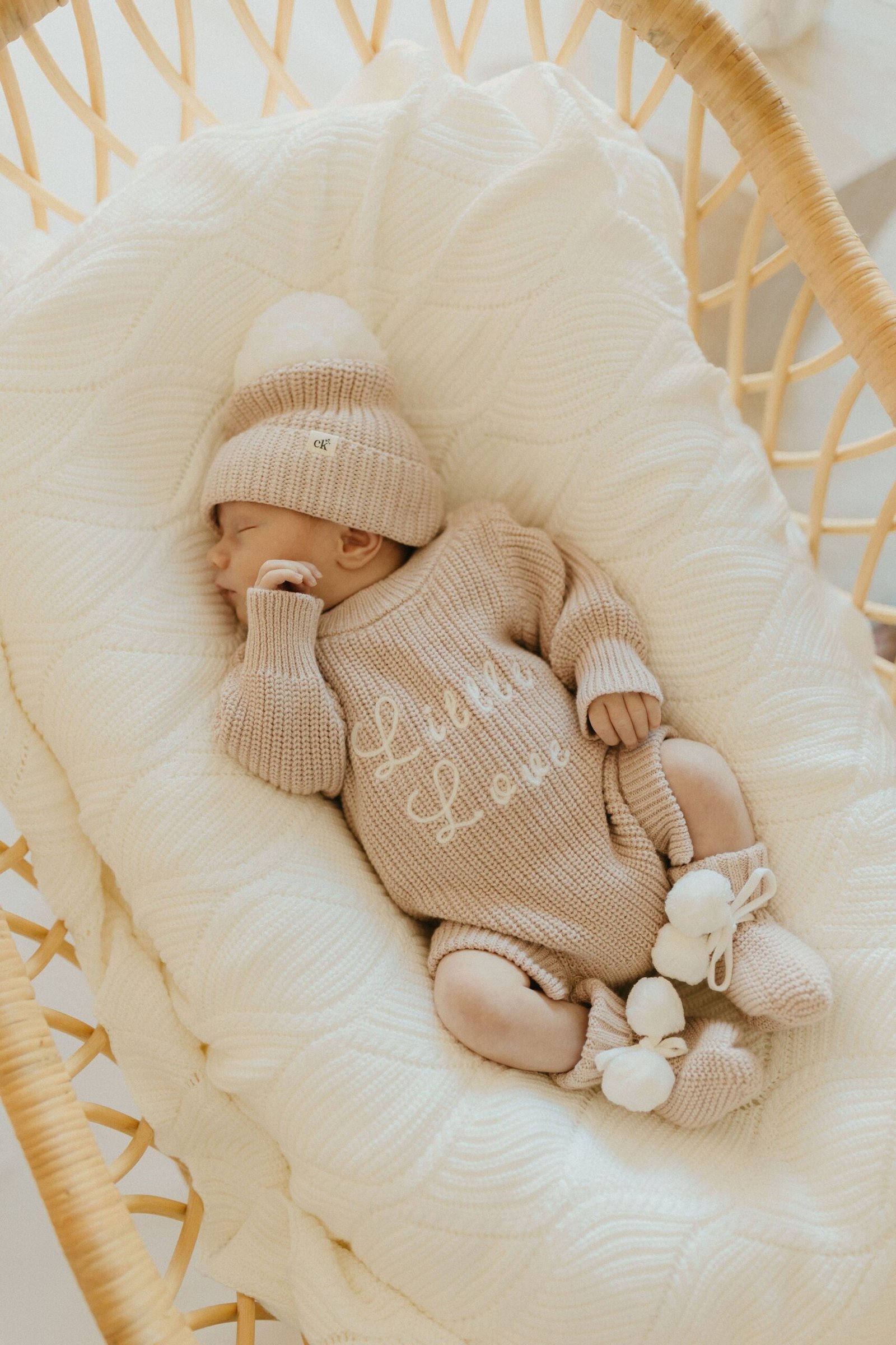 Little Love Knit Romper | Biscotti
