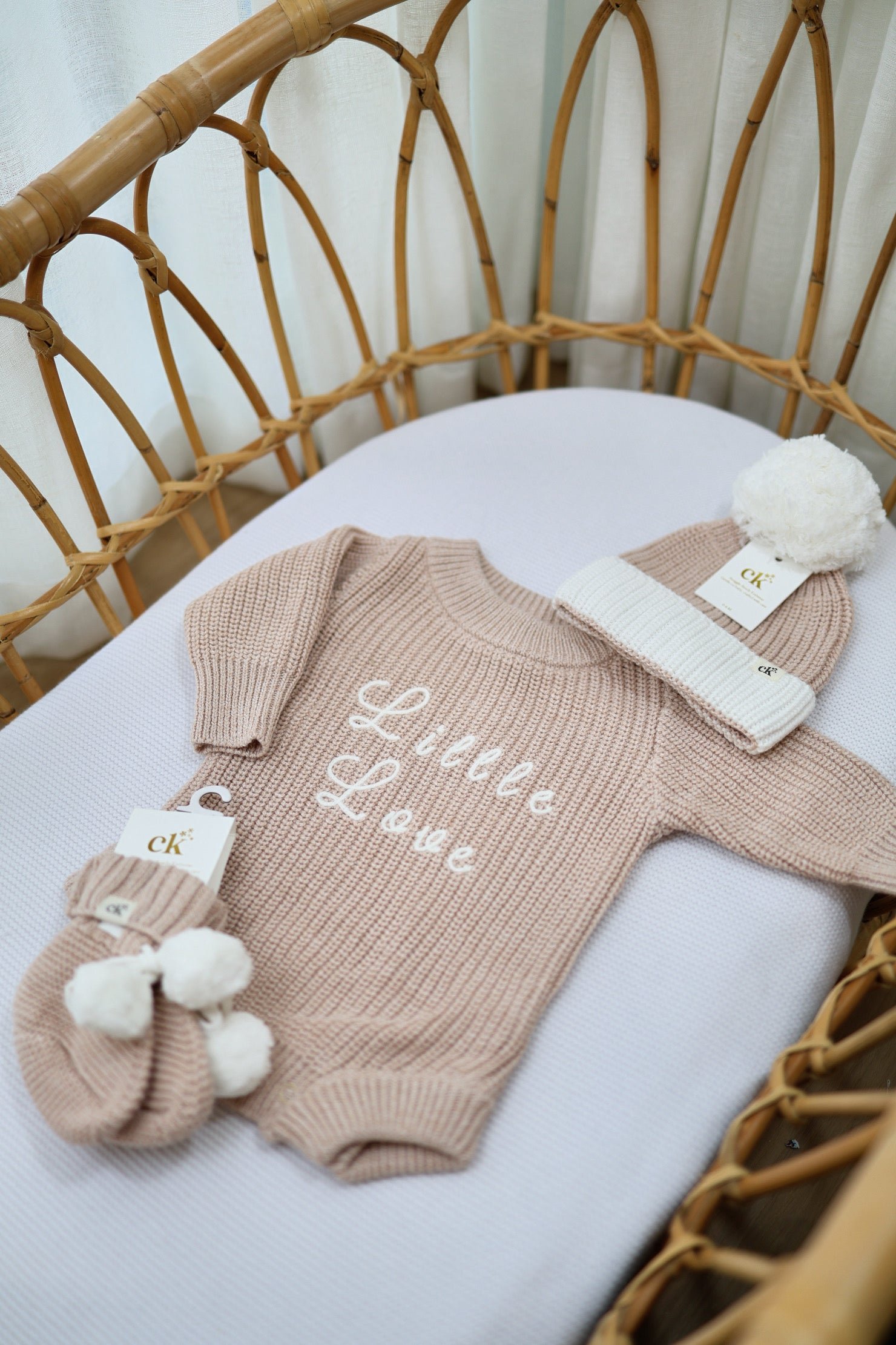 Little Love Knit Romper | Biscotti
