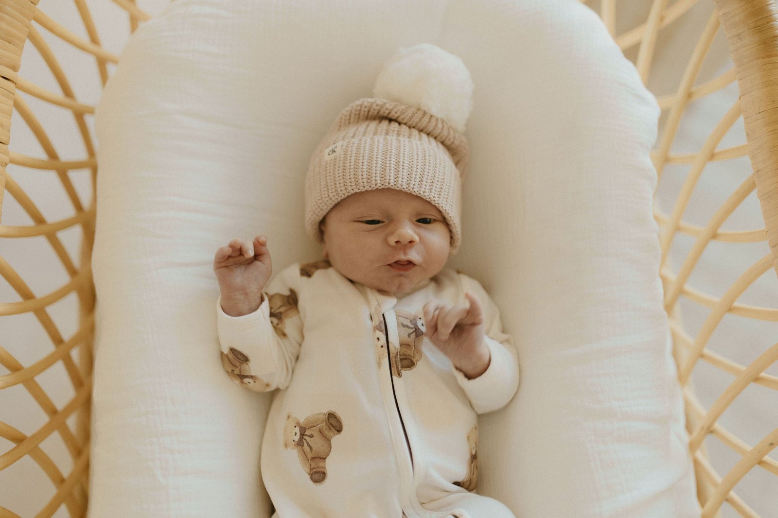 Baby Knit Booties | Sand