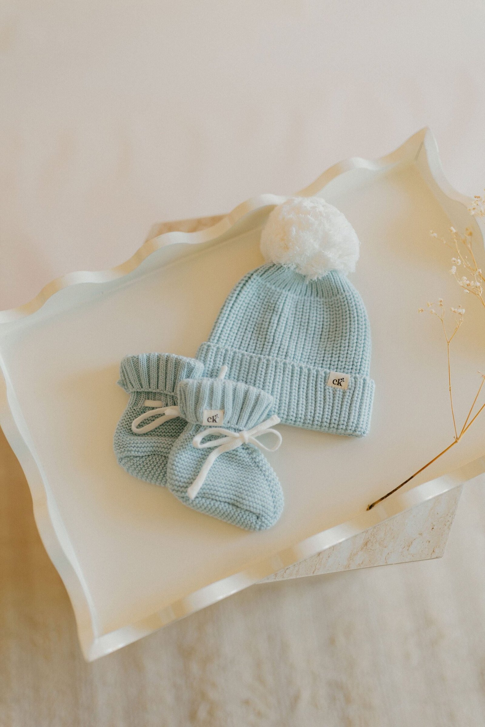 Baby Knit Beanie | Traditional Blue