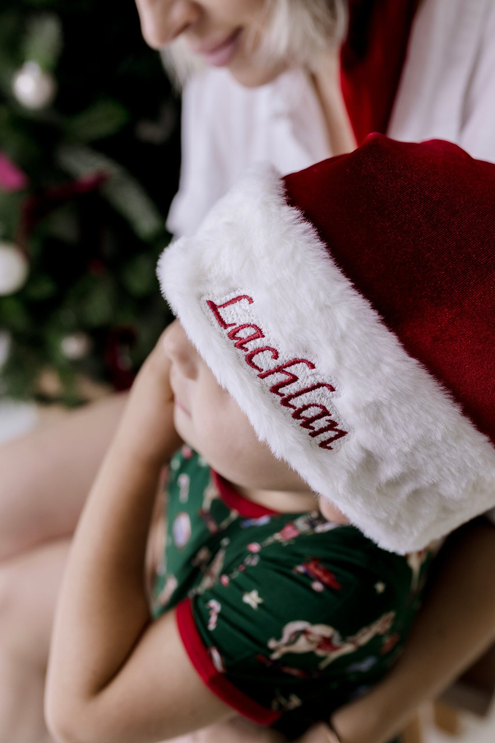 Luxe Personalised Family Santa Hats